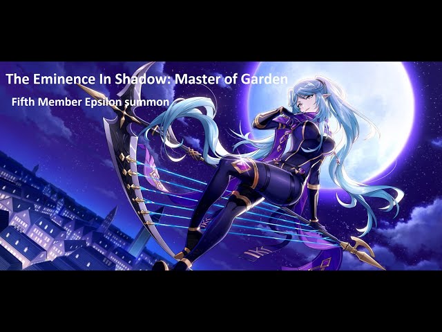 The Eminence in Shadow: Master of Garden on X: These Shadow Festival units  are striking back! 🗡 Fourth Member: Delta and Fifth Member: Epsilon are  now available to summon!  / X