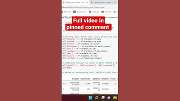 Difference between two dates in Days, Months or Years #pandas #python #pyhonprogramming