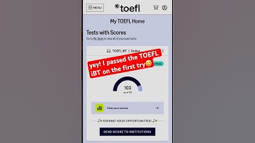Passed TOEFL iBT on the first try #toeflibt #toefltest #toefl2025 #toeflonline #toefl #englishtest