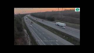 Video: Fiery crash in I-71 in Delaware County, Ohio