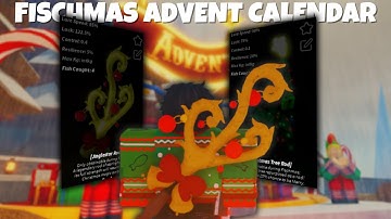 ALL the Rewards YOU Can Get from the Fischmas Advent Calendar in Fisch Roblox!