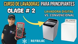 🤯 Lavadora Digital vs. Convencional: Diferencias que te Harán Ganar Dinero 💸 | Curso GRATIS Clase 2