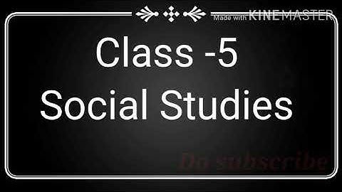 Class_5 (Social Studies ) (Chapter-5/Natural Resources)