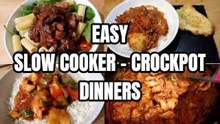 3 SIMPLE SLOW COOKER/CROCKPOT MEALS