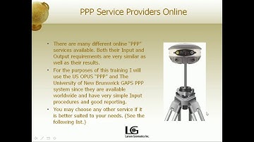 GNSS Precise Point Positioning