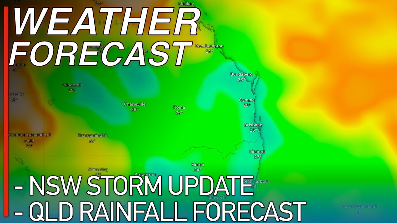 Heavy Rainfall and Thunderstorms Forecast to Develop over Queensland ...