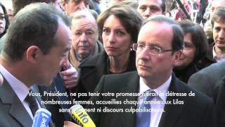 La Promesse: Francois Hollande à la Maternité des Lilas