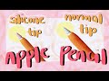 Apple Pencil accessories 🍎❤️🍄 Silicone Tip or Normal Tip?