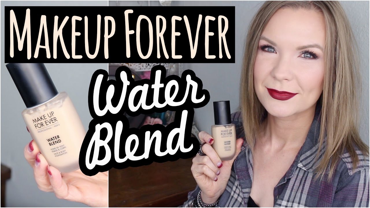 Makeup Forever Water Blend Foundation! Review & Demo! LipglossLeslie