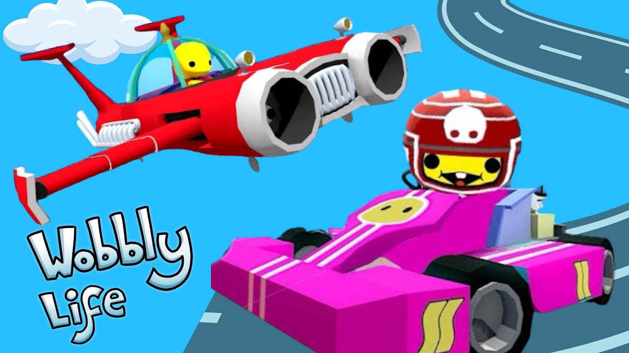 racing-kart-and-plane-in-wobbly-life-youtube