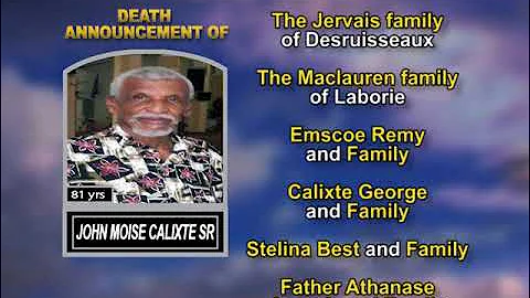 John Moise Calixte Sr. long