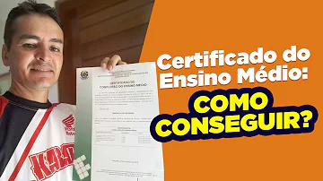 Como pegar o certificado do Ensino Médio na Seduc?