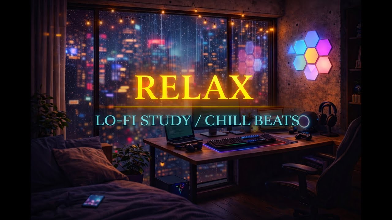 RELAX | Lo-Fi Study / Chill Beats | Cozy Tech Room Vibes