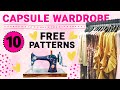 10 GREAT FREE PATTERNS: Sew a Capsule Wardrobe for Fall 2020 | Size inclusive
