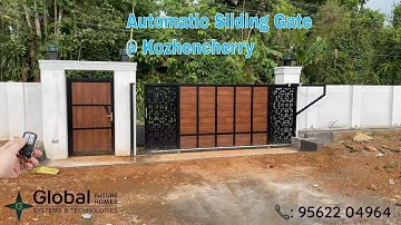 Automatic Sliding Gate motor installed at Kozhencherry, Pathanamthitta | Wifi Gate | 📞9562204964