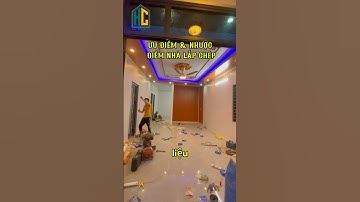 Ưu điểm & nhược điểm nhà lắp ghép!🏠🏡#nhàlắpghéphc#nhàlắpghép2025