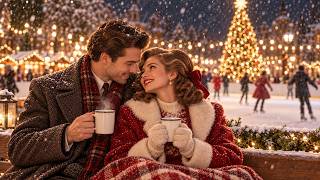 Snowy Christmas in 1950s Seattle 🎄 Vintage Holiday Ambience & Classical Music
