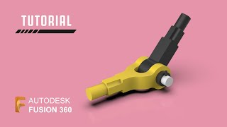How to design a Knuckle Joint in Autodesk Fusion 360 | Advanced Exercise 3