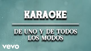 Palomo - De Uno Y De Todos Los Modos (Karaoke)