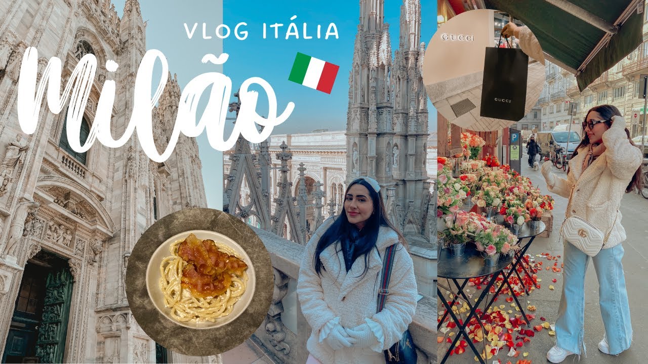 VLOG ITÁLIA: MILÃO *tour gastronômico, outlet de luxo e jogo da Champions*