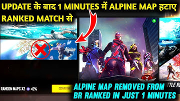 HOW TO REMOVE ALPINE MAP FROM RANK | ALPINE MAP DELETE KAISE KARE | HOW TO REMOVE ALPINE MAP
