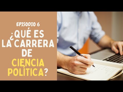 ¿Qué Es Una Carrera En Política Científica?