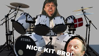 EVOLUTION of Metallica drums! (Lars Ulrich's drumkits)