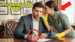 видео: Бедная уборщица прошептала миллионеру: «НЕ ПОДПИСЫВАЙ ЭТО», и то, что он сделал, удивило всех картинка: Бедная уборщица прошептала миллионеру: «НЕ ПОДПИСЫВАЙ ЭТО», и то, что он сделал, удивило всех