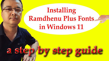 Step-by-Step Guide: Installing Ramdhenu Plus Fonts in Windows 11| #windows11 #font #installation