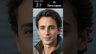 AI time-lapse inspired by the appearance of a Timothée Chalamet Lookalike #shorts #wonka