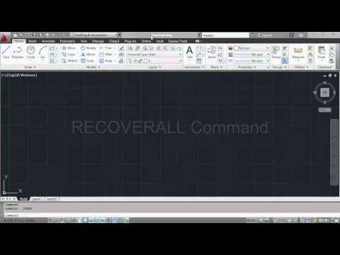 ऑटोकैड ड्राइंग मरम्मत के तरीके