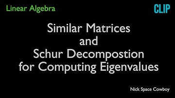 Similar Matrices and The Schur Decomposition - Linear Algebra