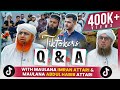 Tiktokers at faizan e madina  qa session  maulana imran attari  abdul habib attari  meetup 2023