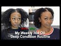 MUST SEE: My Ultimate Hot Oil Deep Condition Routine with Fresh Aloe Vera Leaf for Low Porosity Hair