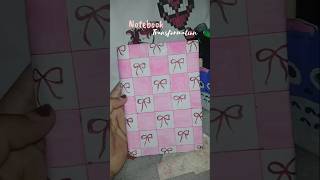 ✨ Turning a boring notebook into an aesthetic masterpiece 📓🎨 |#shorts