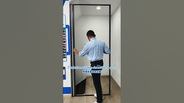 Staircase folding partition doors, shrink folding does not take up space. #qiangning