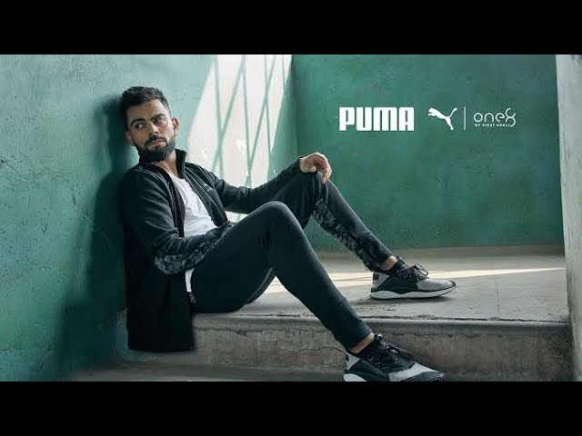 Buy One8 X PUMA Solid Slim Fit Virat Kohli DryCELL Knitted Track Pants - Track  Pants for Men 18929096 | Myntra