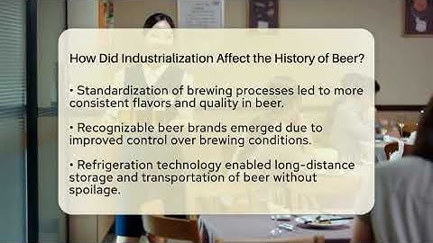 How Did Industrialization Affect the History of Beer? | The Pint Guy