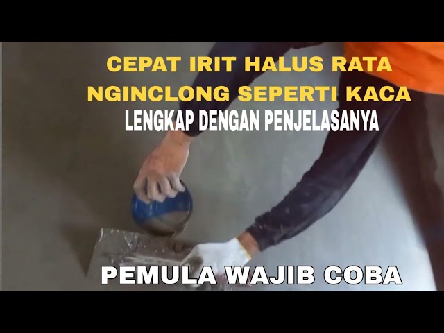 CARA NGACI TEMBOK CEPAT DAN HALUS  YANG BENAR 2023 MUDAH IRIT BIAYA BUKTIKAN class=