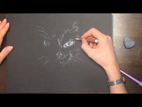 Art Tips, Tricks, & Hacks: Using White Pencil on Black Paper for Quick ...