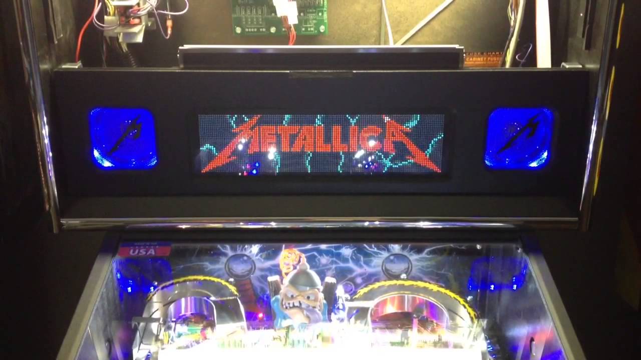 Metallica Premium pinball ColorDMD and speaker lights YouTube