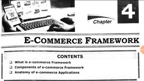 E-commerce Framework Bcom 2nd Semester Full explanation in hindi #Simplifiedstudyofficial