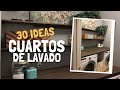 30 IDEAS PARA EL CUARTO DE LAVADO | Consejos y Sugerencias en Lavaderos