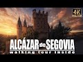 🇪🇸[4K] ALCÁZAR DE SEGOVIA Walking Tour. A fairy tale Castle | Best castle in Spain? | Spain