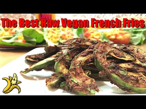 French Fries Recipe; Best Raw Vegan Fries Ever!