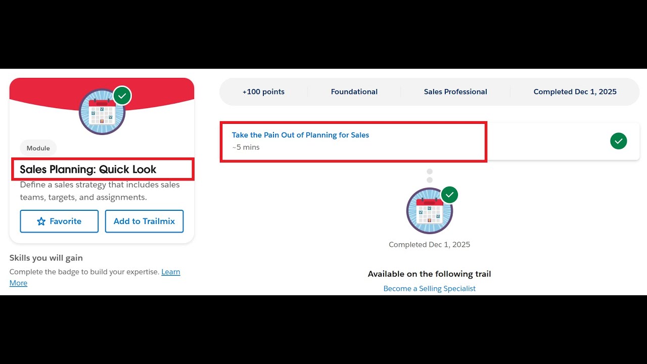 Sales Planning: Quick Look | Salesforce Trailhead - YouTube