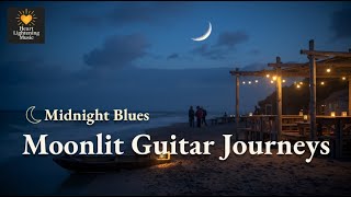 Download lagu #43 | Moonlit Guitar Journeys | Midnight Blues | Slow Acoustic Blues Guitar | Night, Soul