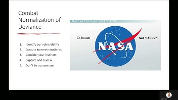 Normalization of Deviance Training Video