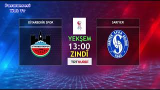 Diyarbekirspor’un Kritik Maçı TRT Kurdi’de