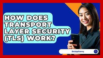 How Does Transport Layer Security (TLS) Work? - Be App Savvy